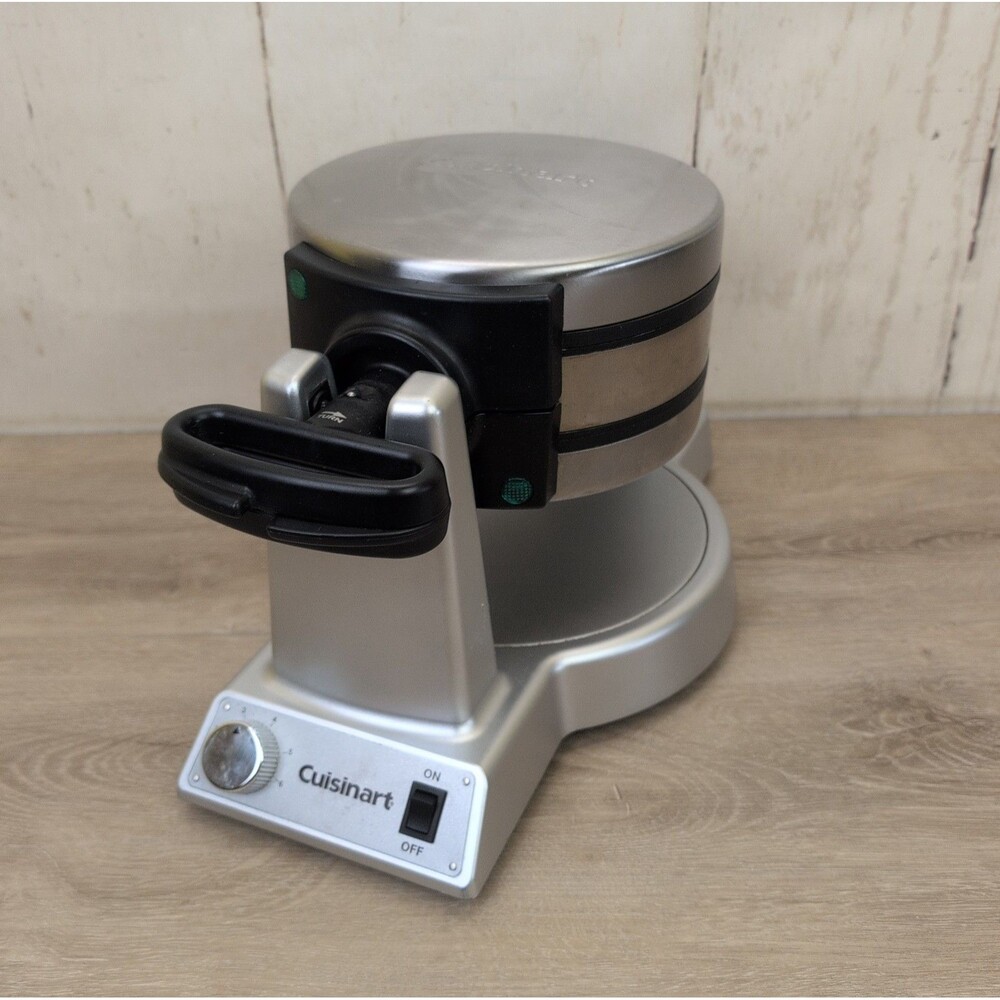 Cuisinart Waffle Maker Double Belgian Waffle Maker - Round Waf-f20 Tested